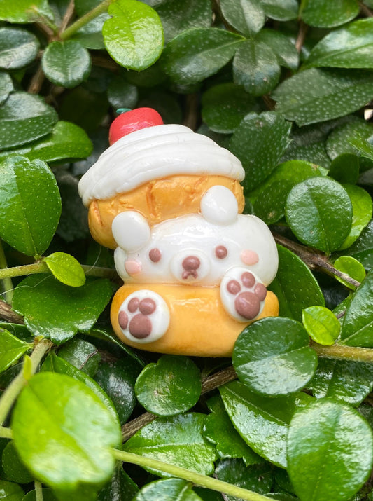 Polar Cream Bear Clay Charm